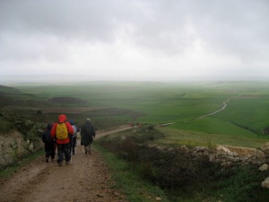 On the Camino de Santiago in April, 2007. Photo: Y. A. E. Grossman
